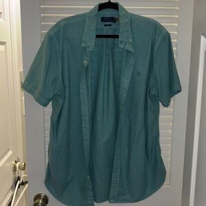 Ralph Lauren Aqua Oxford Polo Shirt